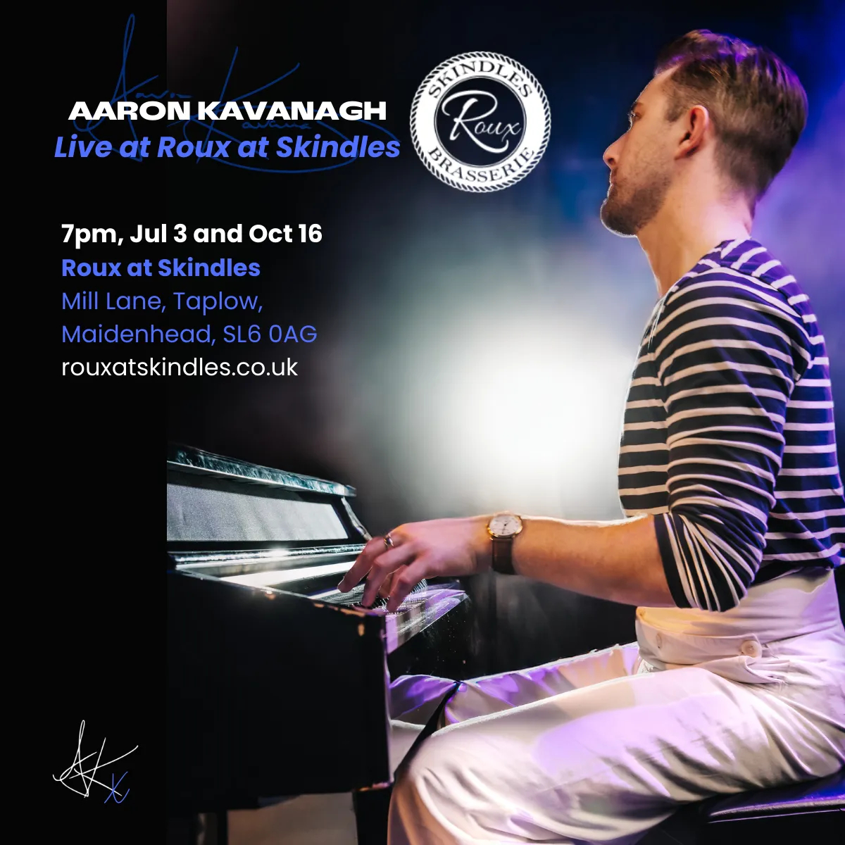 Aaron Kavanagh Live at Roux at Skindles image
